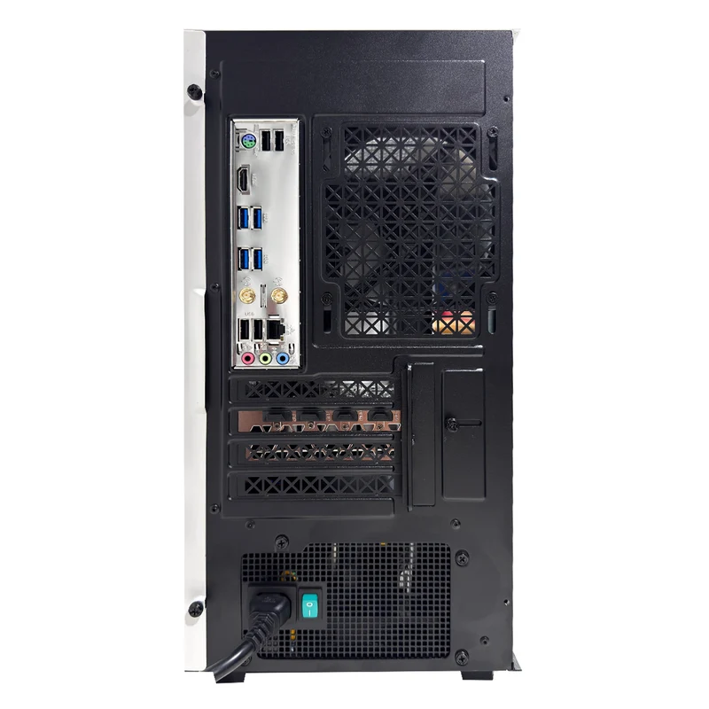 Alpha Macube White Desktop Gaming PC | AMD Ryzen 5 5500 | 16GB (2x8GB) RAM | 512GB SSD | RTX 3050 | Windows 11 Pro