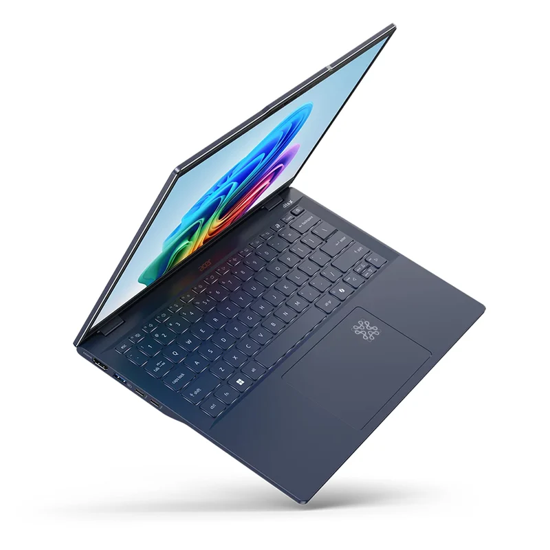 Acer Swift 14 AI SF14-51-553D Laptop (Frost Blue) | 14" WQXGA+ (2880x1800) OLED | Ultra 5 228V | 32GB RAM | 1TB SSD | Intel Arc Graphics | Windows 11 Home | MS Office Home 2024 + MS 365 Basic + Acer Entry Run Rate Backpack E-1620-P
