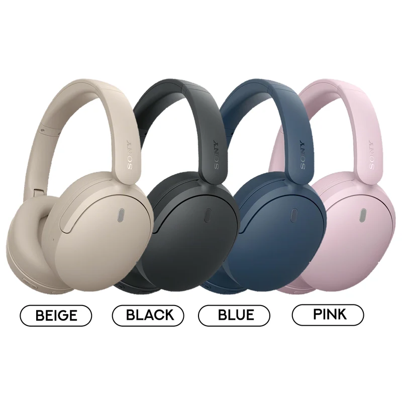 Sony WH-CH730N Wireless Noise Canceling Over-Ear Headphones (Beige, Black, Blue, Pink)