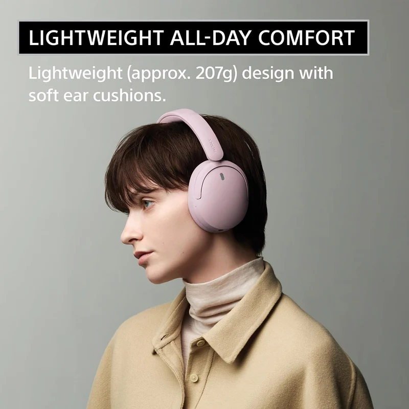 Sony WH-CH730N Wireless Noise Canceling Over-Ear Headphones (Beige, Black, Blue, Pink)