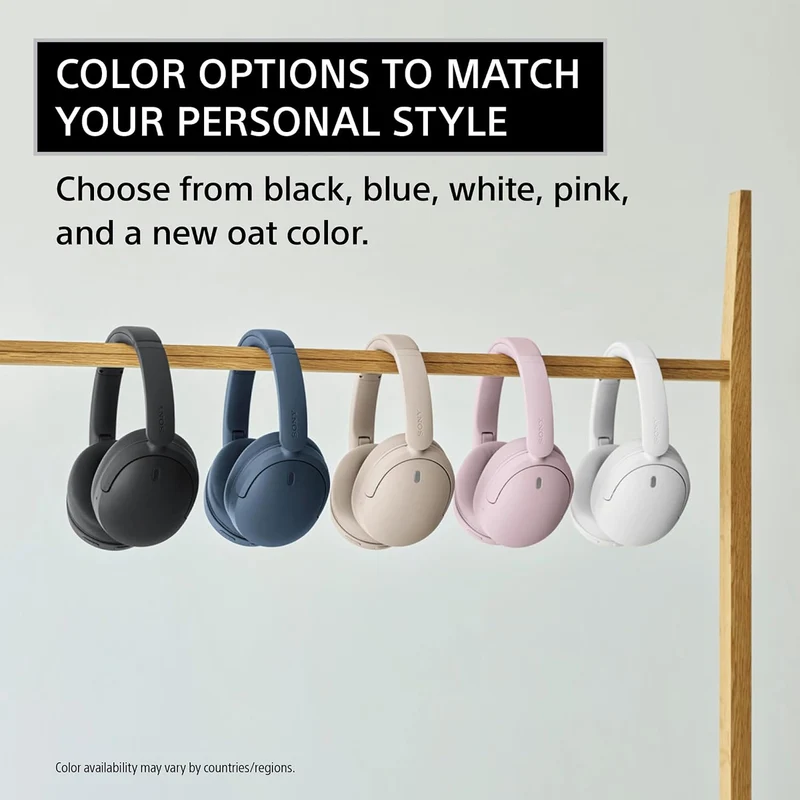 Sony WH-CH730N Wireless Noise Canceling Over-Ear Headphones (Beige, Black, Blue, Pink)
