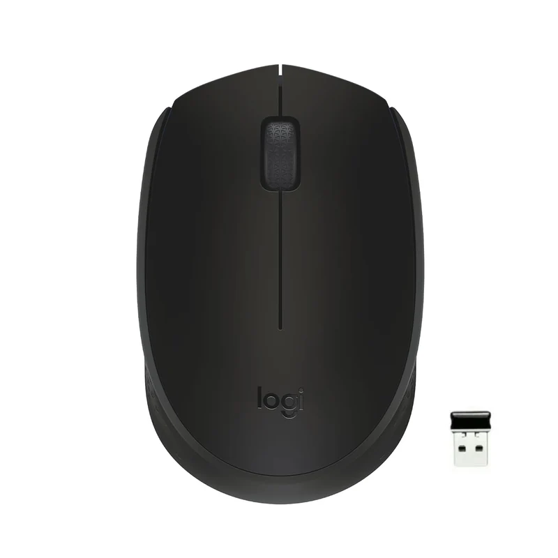 Logitech B170 2.4Ghz Wireless Mouse (Black) (910-004659)