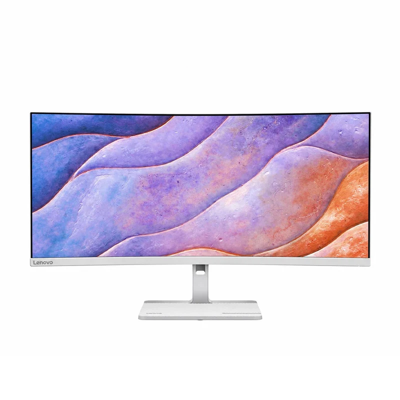 Lenovo L34W-4C 68F0GAC3PH 34" WQHD (3440x1440) 120Hz 1ms MPRT 4ms (Extreme Mode) VA Monitor with Tilt and Height Adjust Stand (Cloud Grey)