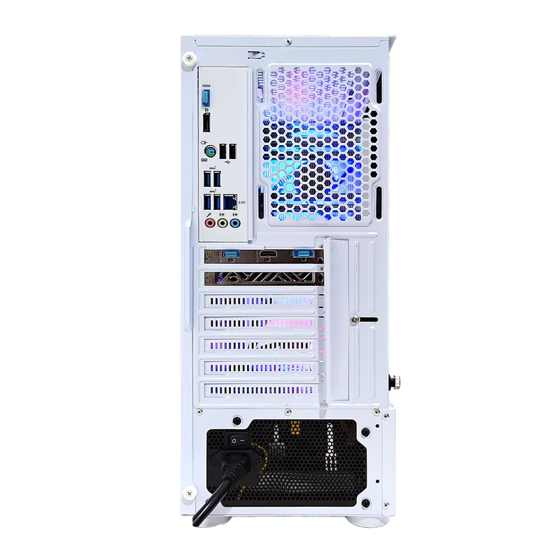 Sigma Aurora White Desktop Gaming PC | AMD Ryzen 5 5600 | 16GB (2x8GB) RAM | 1TB SSD | RX 9050 | Windows 11 Pro