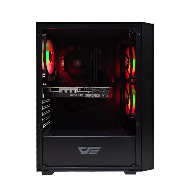 Alpha A305 Black Desktop Gaming PC | AMD Ryzen 5 5500 | 16GB (2x8GB) RAM | 512GB SSD | RXT 3050 | Windows 11 Pro