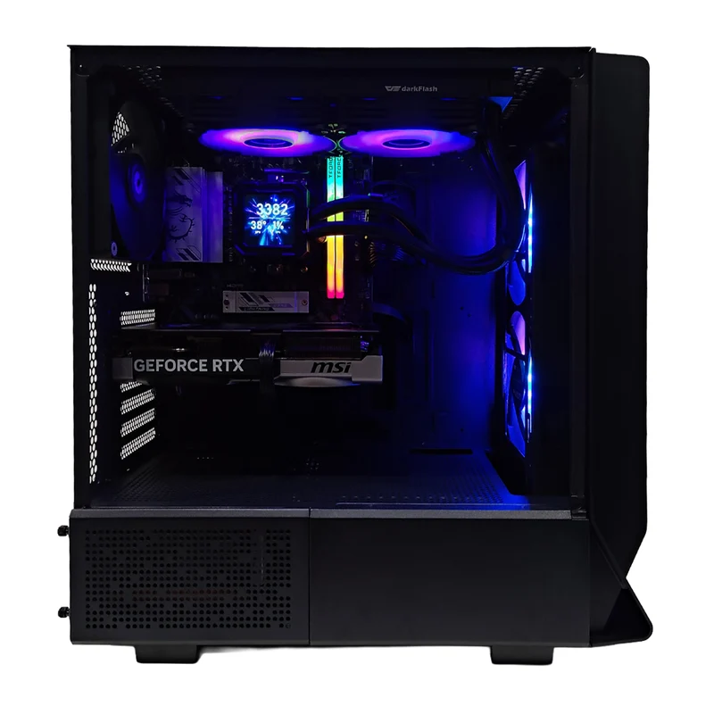 Optima Ceres 350 MX Black Desktop Gaming PC | AMD Ryzen 7 9700X | 32GB (2x16GB) RAM | 1TB SSD | RTX 5070 | Windows 11 Pro