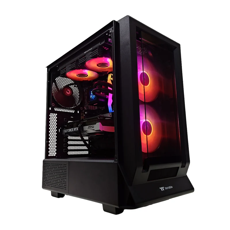 Optima Ceres 350 MX Black Desktop Gaming PC | AMD Ryzen 7 9700X | 32GB (2x16GB) RAM | 1TB SSD | RTX 5070 | Windows 11 Pro