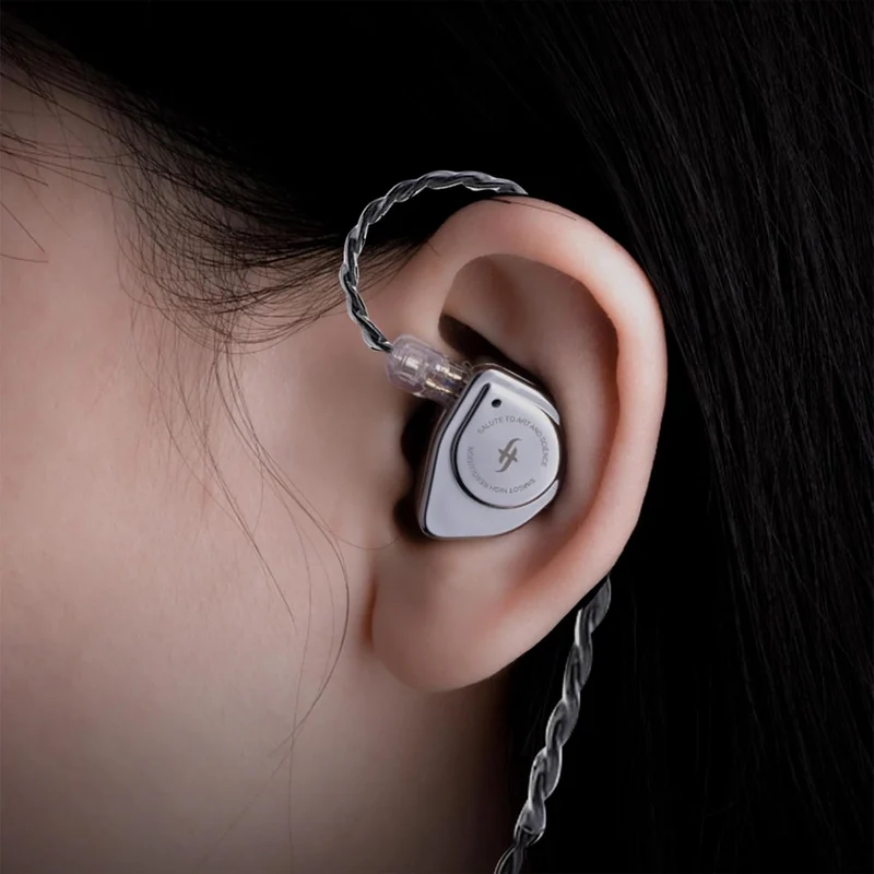 SIMGOT EW200 DSP 10mm SCP Diaphragm Dual-Magnetic-Circuit & Dual-Cavity Dynamic Driver In-Ear Earphones (Silver)
