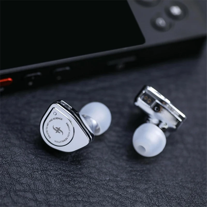 SIMGOT EW200 DSP 10mm SCP Diaphragm Dual-Magnetic-Circuit & Dual-Cavity Dynamic Driver In-Ear Earphones (Silver)