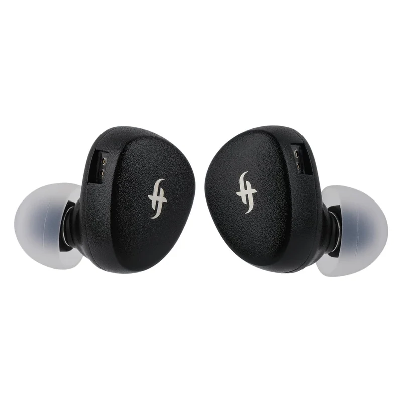 SIMGOT EA500 DSP Dual-Magnetic Dual-Chamber DLC 10mm Dynamic Driver In-Ear Monitor, with All Metal Cavity, Replaceable Tuning Nozzle, Detachable 2 Pin OFC Silver Plated Cable (Black)