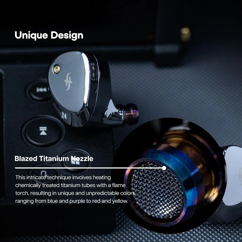 SIMGOT ET142 Advanced Dual-Symmetric Magnetic Planar & PZT In-Ear Monitor, with CNC Machined Alloy Shell, Replaceable Tuning Nozzles, Silver-Plated OFC Cable (Grey)