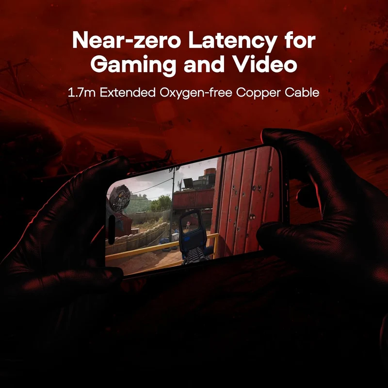 SIMGOT EG280 1DD + 1 Planar HiFi 1.7m Long Detachable 2Pin OFC Cable, with USB-C Adapter In-Ear Monitor for Gaming (Black)