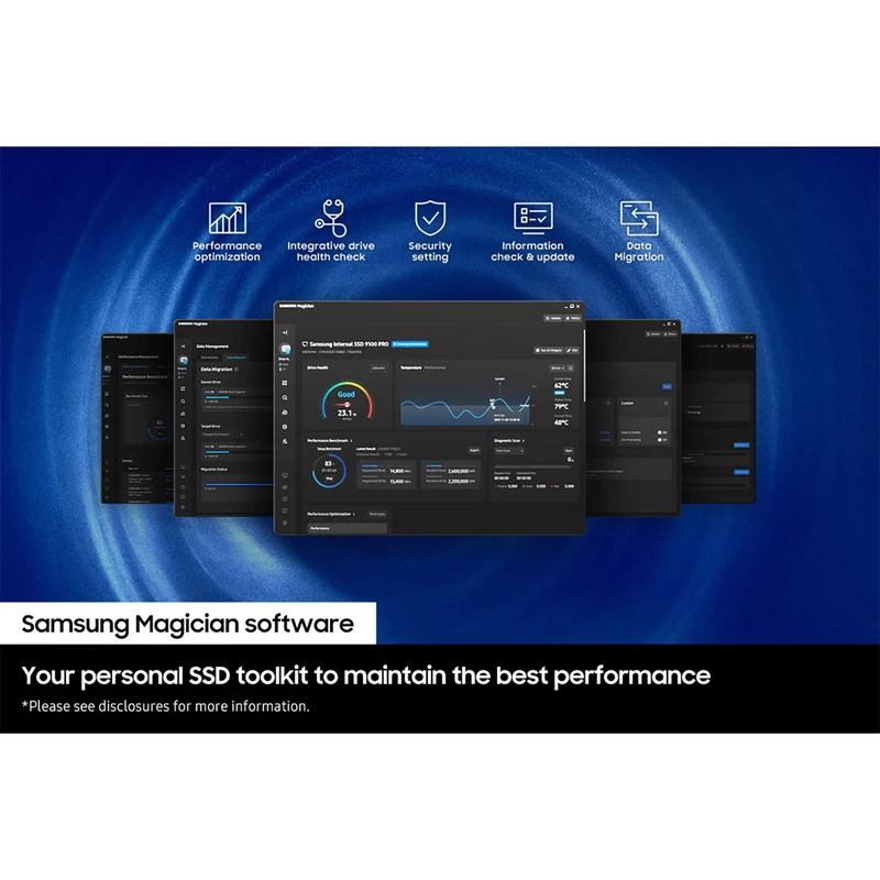 Samsung 990 PCIe 4.0 x4 NVMe M.2 SSD (1TB, 2TB) (MZ-V9V1T0BW, MZ-V9V2T0BW)
