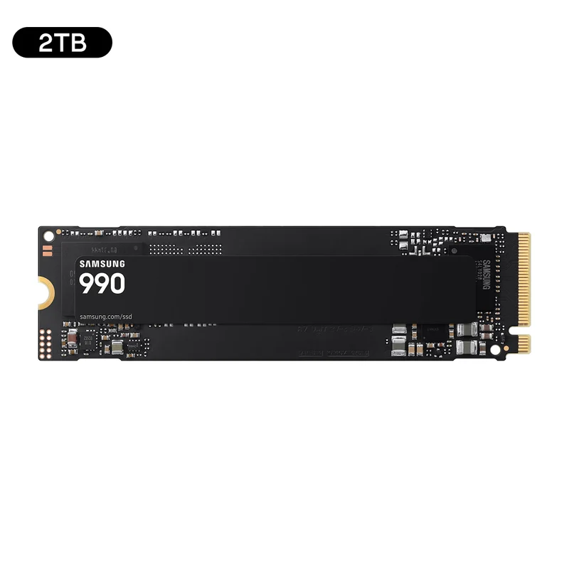 Samsung 990 PCIe 4.0 x4 NVMe M.2 SSD (1TB, 2TB) (MZ-V9V1T0BW, MZ-V9V2T0BW)