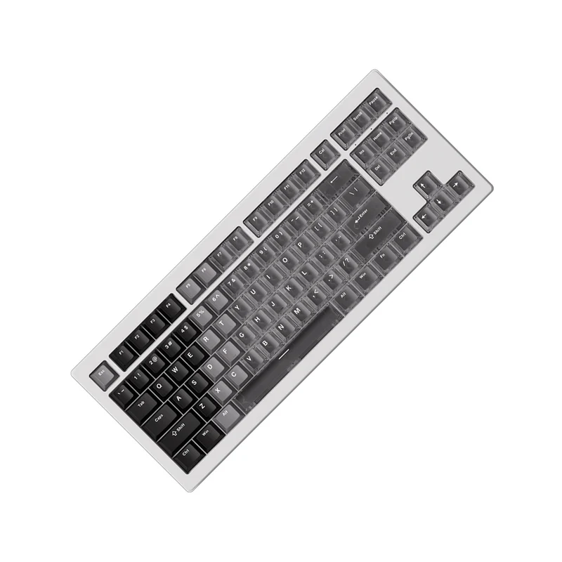 Akko 5087 V3 Tri-Mode RGB Hot-Swappable Magnetic Keyboard Gradient Hybrid White Transparent (AstroAim Switch) (017-052-03C-048-050)
