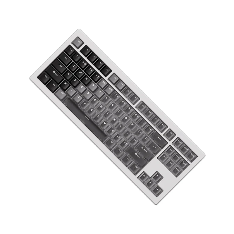 Akko 5087 V3 Tri-Mode RGB Hot-Swappable Magnetic Keyboard Gradient Hybrid White Transparent (AstroAim Switch) (017-052-03C-048-050)