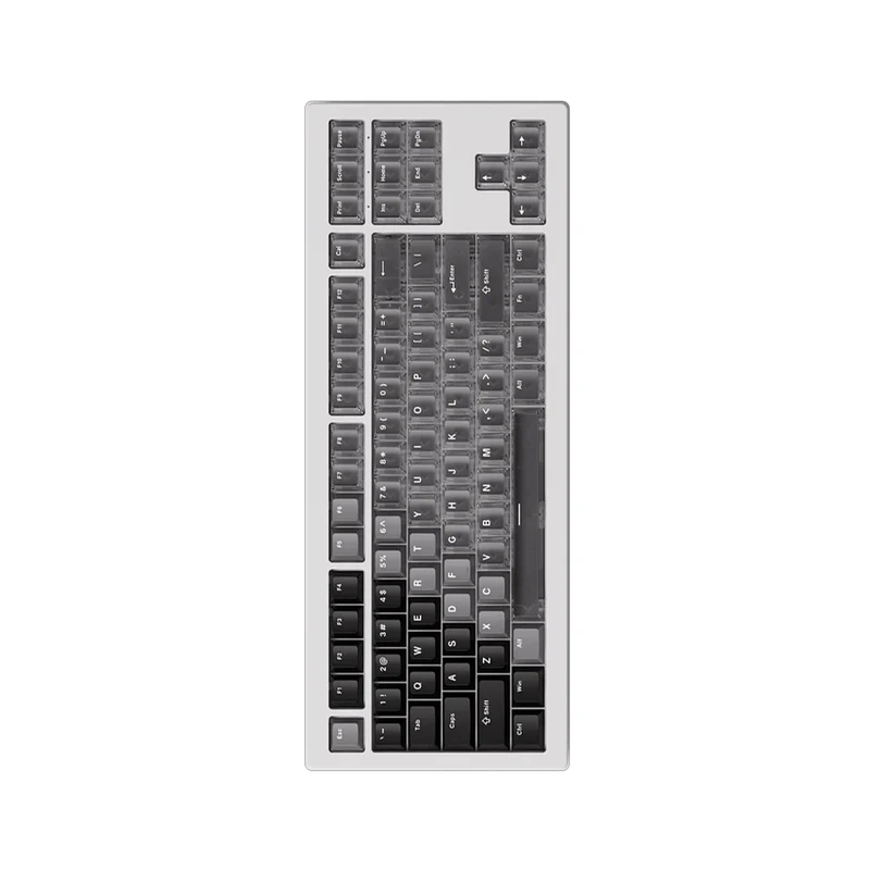 Akko 5087 V3 Tri-Mode RGB Hot-Swappable Magnetic Keyboard Gradient Hybrid White Transparent (AstroAim Switch) (017-052-03C-048-050)