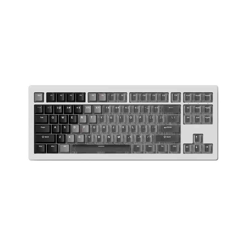Akko 5087 V3 Tri-Mode RGB Hot-Swappable Magnetic Keyboard Gradient Hybrid White Transparent (AstroAim Switch) (017-052-03C-048-050)