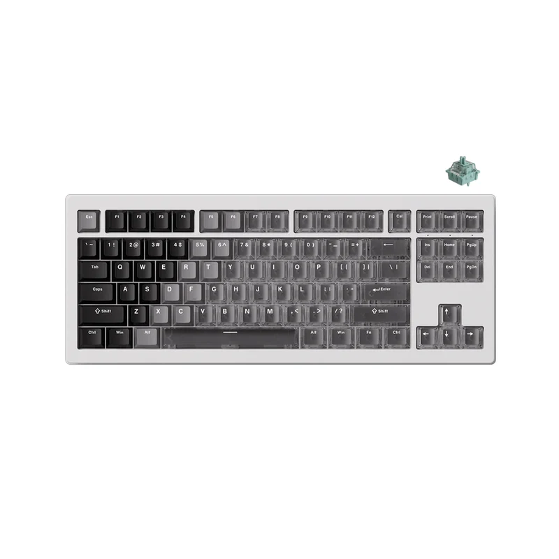 Akko 5087 V3 Tri-Mode RGB Hot-Swappable Magnetic Keyboard Gradient Hybrid White Transparent (AstroAim Switch) (017-052-03C-048-050)