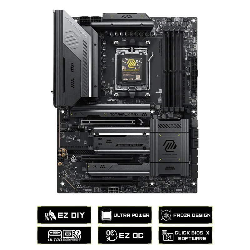 MSI MAG X870E Tomahawk Max WiFi DDR5 AMD Motherboard