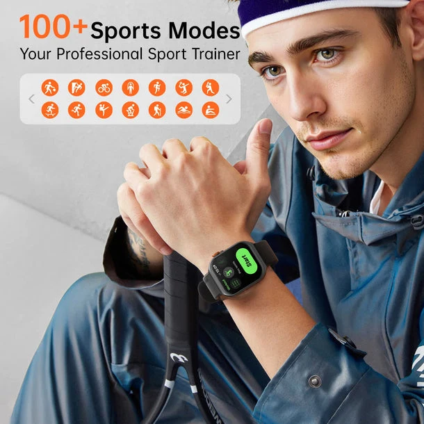 Weofly Edge 2 Smartwatch (Black, Gold, Silver) (WFEG625BL, WFEG625GD, WFEG625SL)