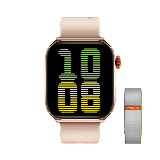 Weofly Edge 2 Smartwatch (Black, Gold, Silver) (WFEG625BL, WFEG625GD, WFEG625SL)