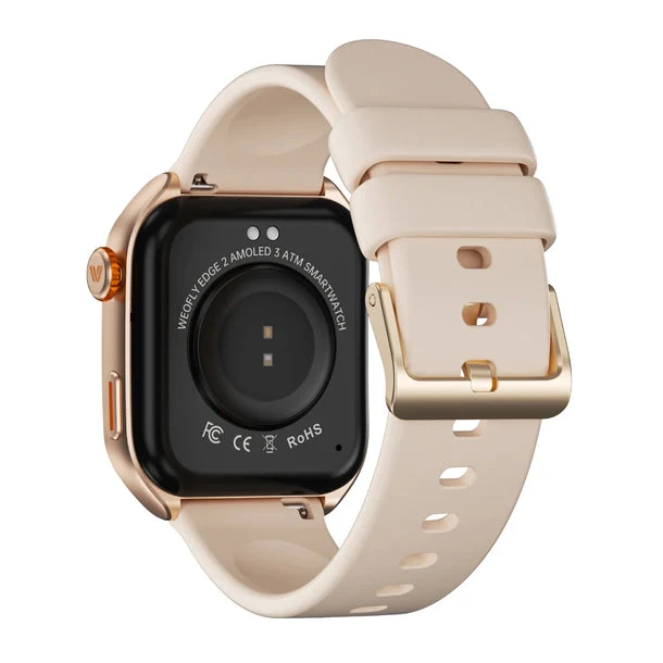 Weofly Edge 2 Smartwatch (Black, Gold, Silver) (WFEG625BL, WFEG625GD, WFEG625SL)