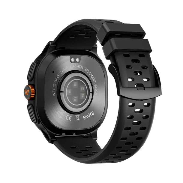 Weofly Vive 2 Smartwatch (Black, Silver) (WFVV708BL, WFVV708SL)
