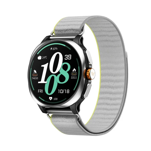 Weofly Vive 2 Smartwatch (Black, Silver) (WFVV708BL, WFVV708SL)