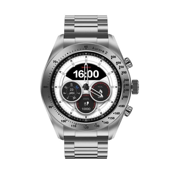Weofly Aurora 2 Smartwatch (Black. Silver) (WFAU227BL, WFAU227SL)
