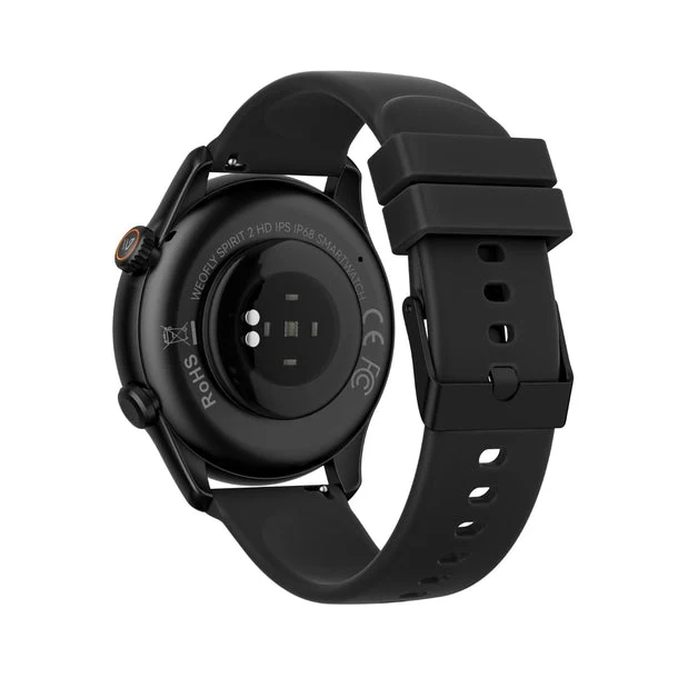 Weofly Spirit 2 Smartwatch (Black, Gold, Silver) (WFSP543BL, WFSP543GD, WFSP543SL)