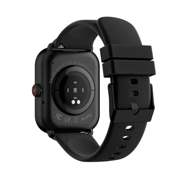 Weofly Active 2 Smartwatch (Black, Gold) (WFAC890BL, WFAC890GD)