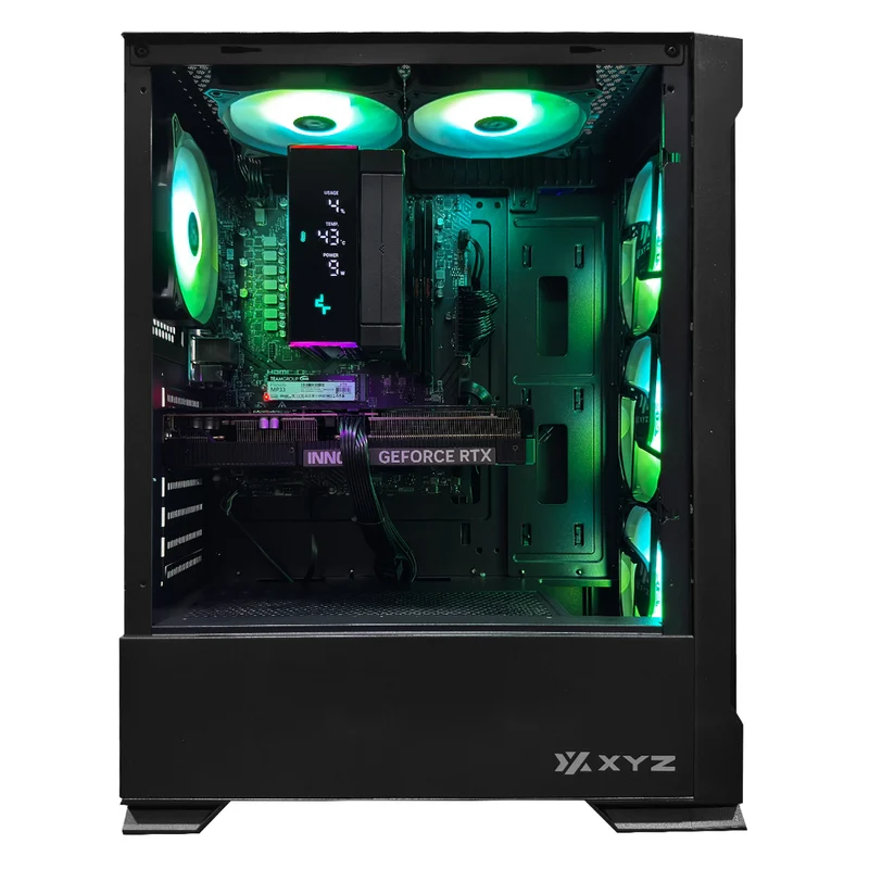 Aurora Airone 300 Black Desktop Gaming PC | AMD Ryzen 7 8700F | 16GB (2x8GB) RAM | 1TB SSD | RTX 5060 Ti | Windows 11 Pro