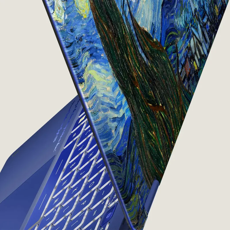 MSI Prestige 14 Flip AI+ Vincent van Gogh Ed. The Starry Night-271PH Laptop | 14" FHD+ (1920x1200) OLED Touch | Core Ultra X9 378H | 32GB RAM| 1TB SSD | Intel Arc Graphics| Win 11 Home | MS OH24+ Nano Pen+ ID Badge+ Sleeve+ Mouse + Mousepad