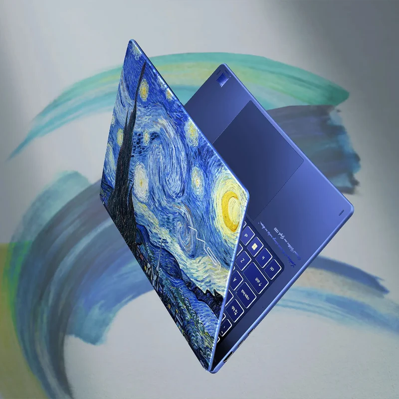 MSI Prestige 14 Flip AI+ Vincent van Gogh Ed. The Starry Night-271PH Laptop | 14" FHD+ (1920x1200) OLED Touch | Core Ultra X9 378H | 32GB RAM| 1TB SSD | Intel Arc Graphics| Win 11 Home | MS OH24+ Nano Pen+ ID Badge+ Sleeve+ Mouse + Mousepad