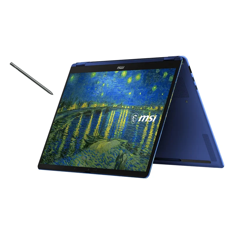 MSI Prestige 14 Flip AI+ Vincent van Gogh Ed. Starry Night Over The Rhone-272PH Laptop | 14" FHD+ (1920x1200) OLED Touch | Core Ultra X9 378H | 32GB RAM | 1TB SSD| Intel Arc Graphics |Win 11 Home | MS OH24 +Nano Pen+ ID Badge+ Sleeve+ Mouse + Mousepad