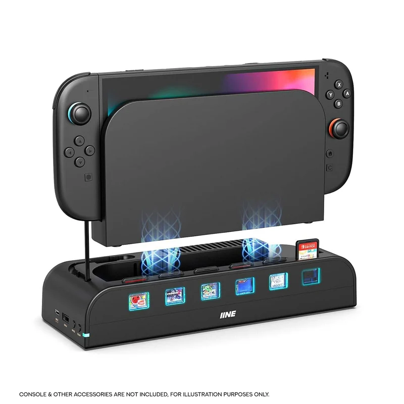 IINE Dock-Synced Auto Cooling Fan for Nintendo Switch 2 (L1259)