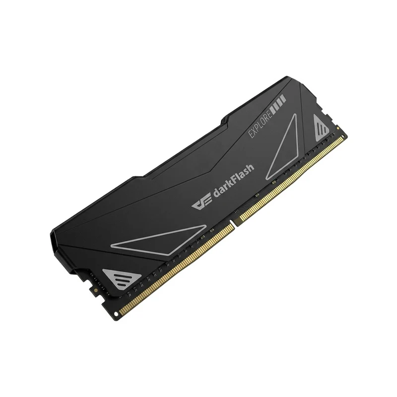 DarkFlash Explorer 3200MHz 1.2v DDR4 UDIMM With Heatsink Gaming Memory (Black) (8GB, 16GB)