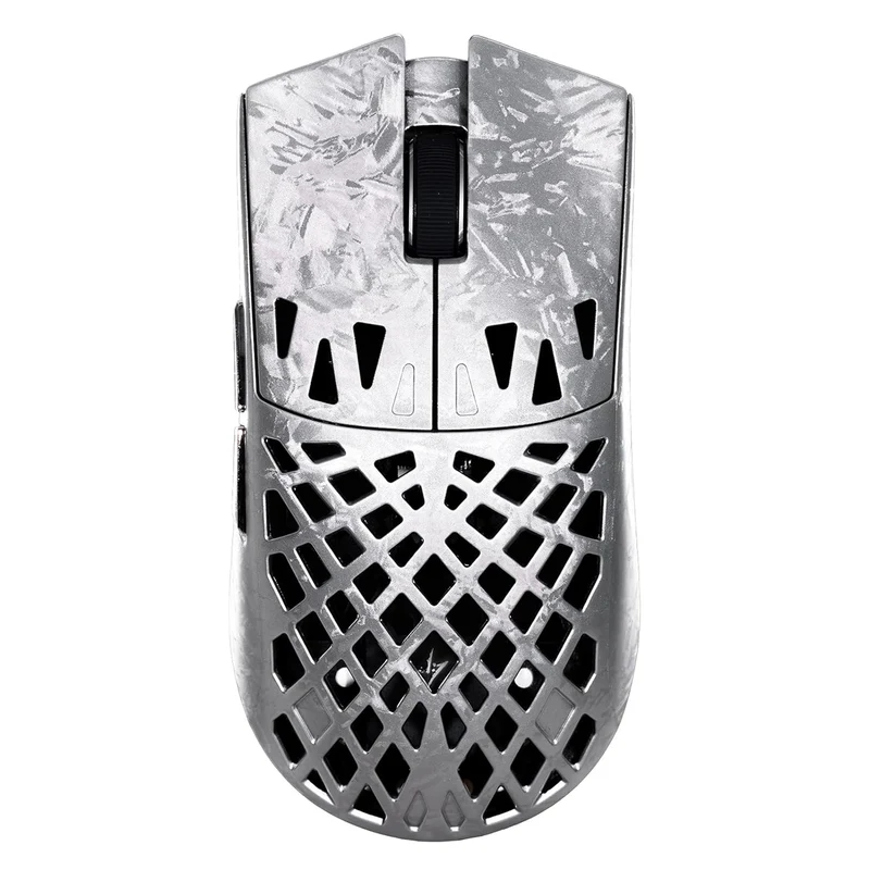 ATK Blazing Sky Ghost Extreme Series Carbon Fiber Skeleton Gaming Mouse (Black, Silvery, Purple)