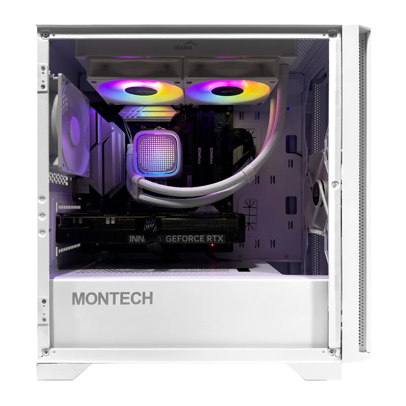 Aurora Air 100 Lite White Desktop Gaming PC | AMD Ryzen 7 8700F | 16GB (2x8GB) RAM | 1TB SSD | RTX 5060 Ti | Windows 11 Pro