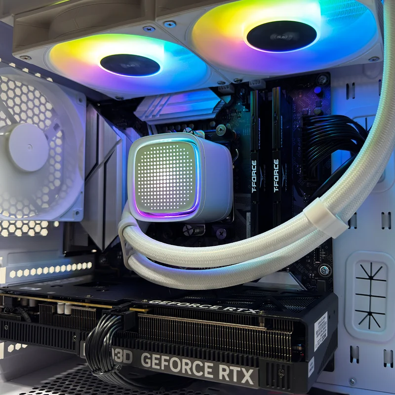 Aurora Air 100 Lite White Desktop Gaming PC | AMD Ryzen 7 8700F | 16GB (2x8GB) RAM | 1TB SSD | RTX 5060 Ti | Windows 11 Pro