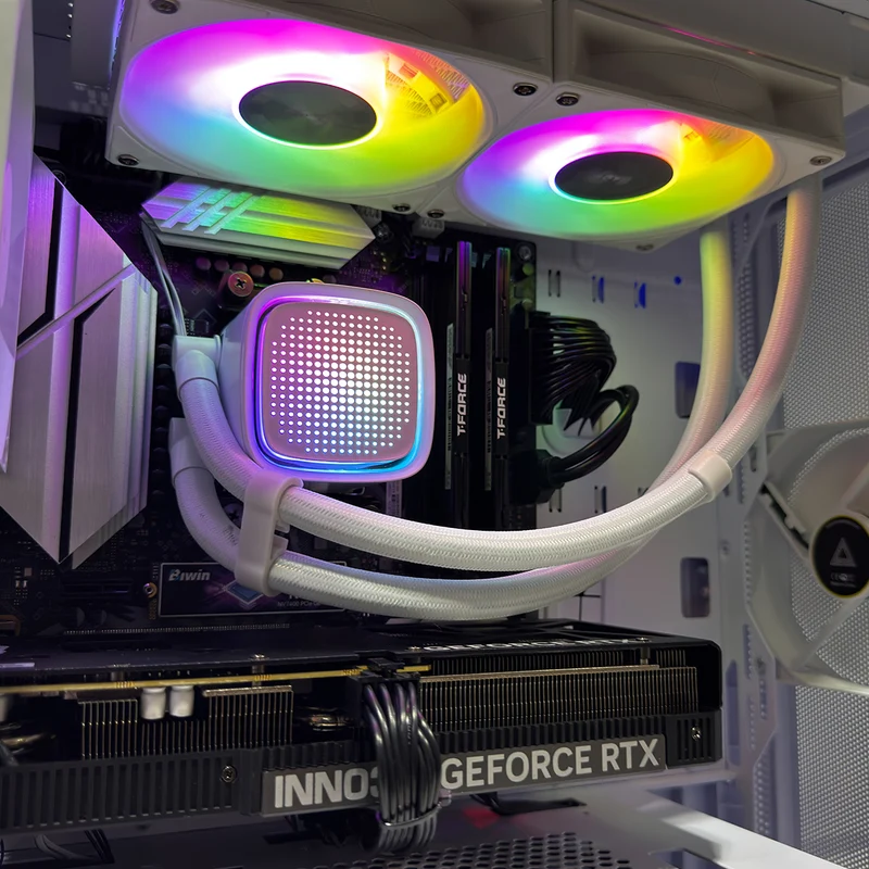 Aurora Air 100 Lite White Desktop Gaming PC | AMD Ryzen 7 8700F | 16GB (2x8GB) RAM | 1TB SSD | RTX 5060 Ti | Windows 11 Pro