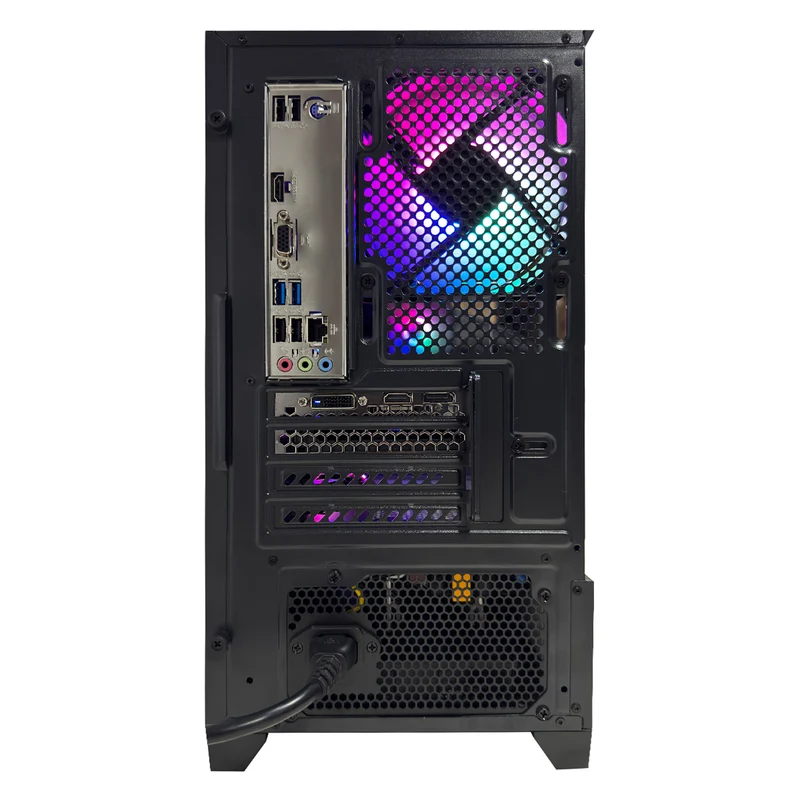 Alpha Eris Black Desktop Gaming PC | AMD Ryzen 5 5500 | 16GB (2x8GB) RAM | 512GB SSD | RTX 3050 | Windows 11 Pro