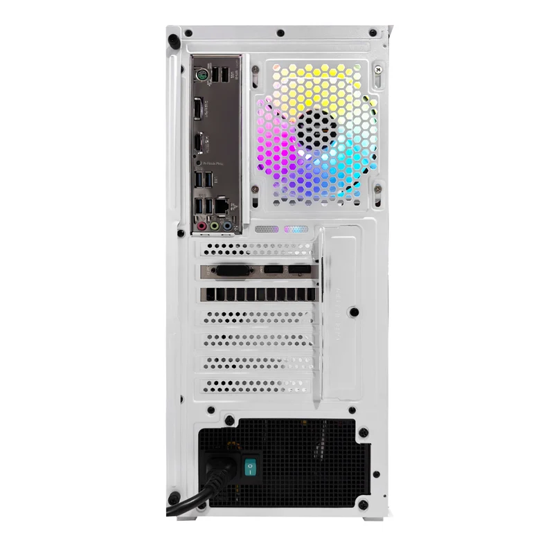 Alpha A305 TG White Desktop Gaming PC | AMD Ryzen 5 5500 | 16GB (2x8GB) RAM | 512GB SSD | RTX 3050 | Windows 11 Pro
