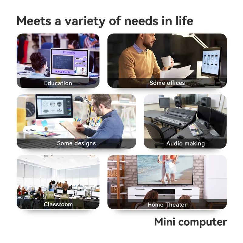 Beelink Mini S12-LP Intel N95 Processor 12GB RAM 480GB SSD Mini PC (Navy Blue)