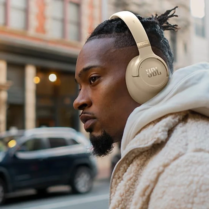 JBL TUNE 780NC Adaptive Noise Cancelling Hi-Res Wireless On-Ear Headphones (Black, Beige, Lavender, Blue, White)