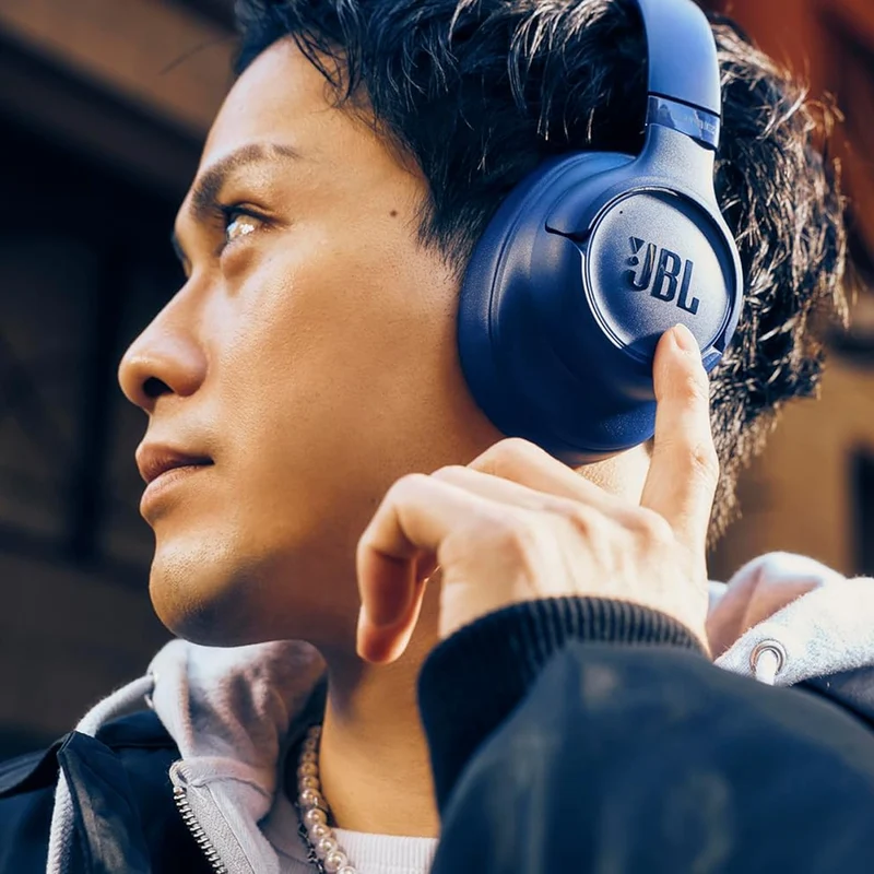 JBL TUNE 780NC Adaptive Noise Cancelling Hi-Res Wireless On-Ear Headphones (Black, Beige, Lavender, Blue, White)