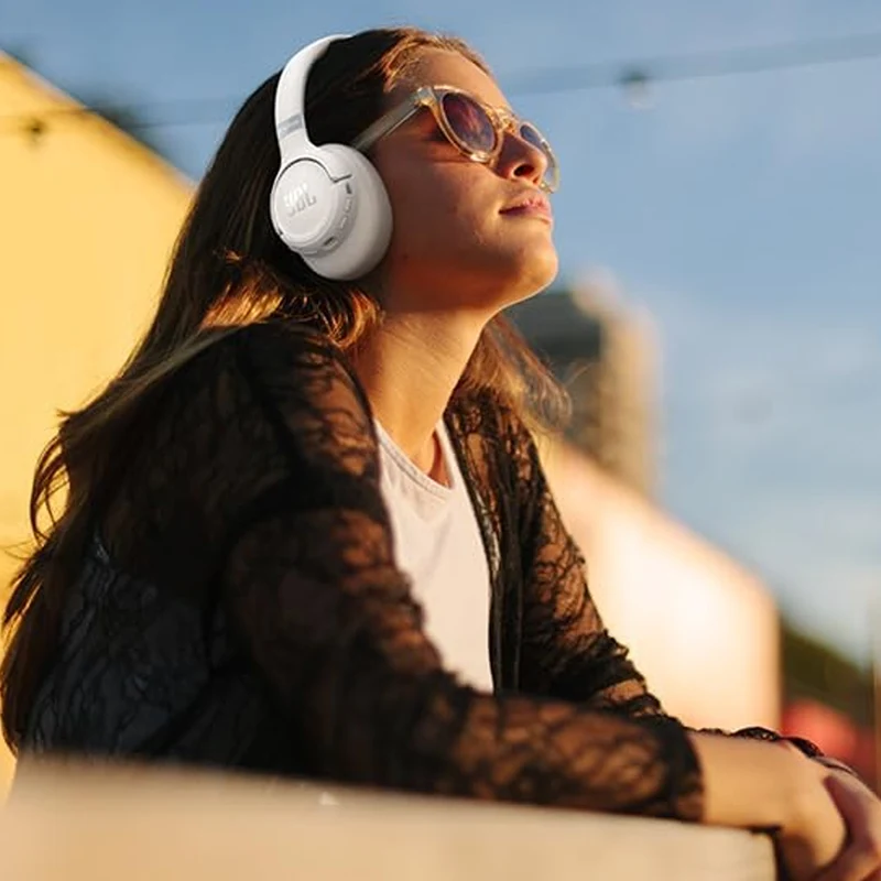 JBL TUNE 780NC Adaptive Noise Cancelling Hi-Res Wireless On-Ear Headphones (Black, Beige, Lavender, Blue, White)