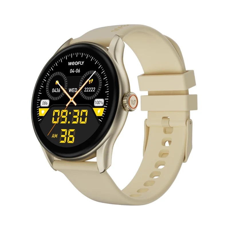 Weofly Spirit 3 Smartwatch (Black, Gold) (WFSP854BL, WFSP854GD)
