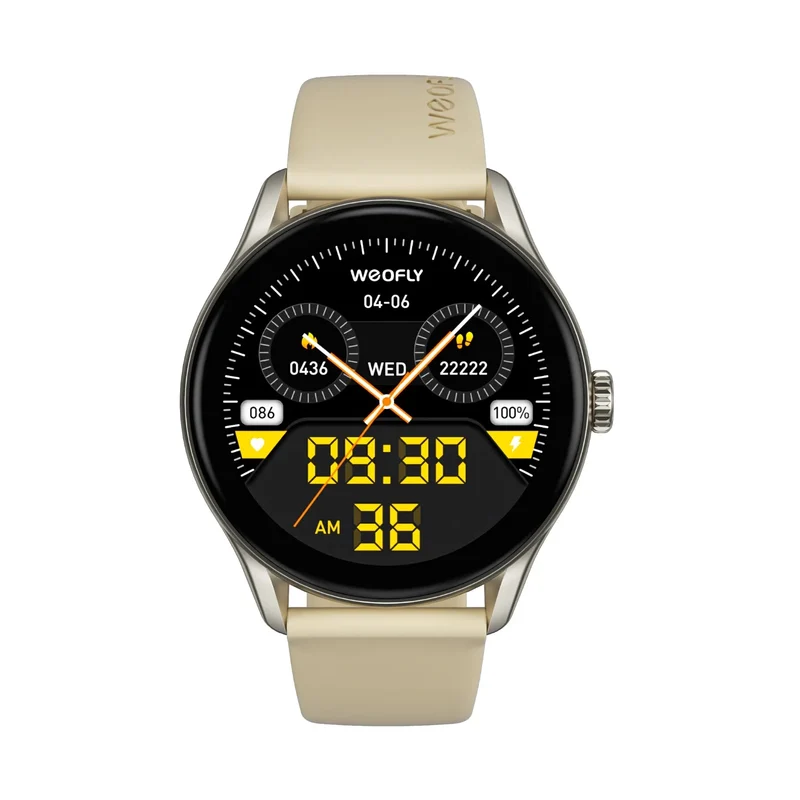 Weofly Spirit 3 Smartwatch (Black, Gold) (WFSP854BL, WFSP854GD)
